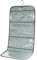 WODISON Foldable Clear Hanging Travel Toiletry Bag Cosmetic Organiser Storage Grey