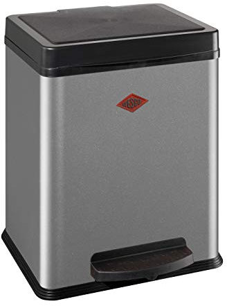 Wesco 380 511-11 Poubelle écologique 1 x 20 l (Argent)