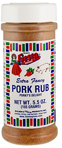 Bolner's Fiesta Extra Fancy Pork Rub, 5.5 Ounces