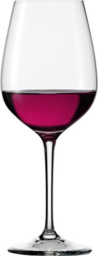 EISCH Copa de vino de cristal burdeos superior, tecnología de aireación Sensis Plus, plomo, apta para lavavajillas, juego de 2, 25 onzas