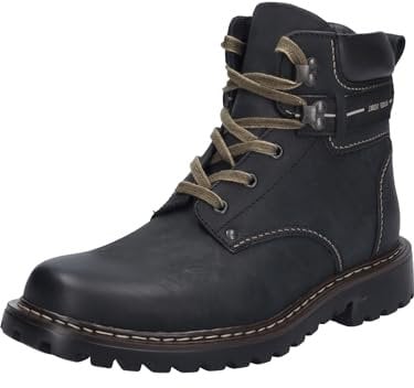 Josef Seibel Herren Adelboden Combat Boots schwarz 600), 45 EU