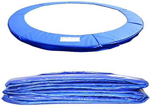 Greenbay Trampolinschutz, Abdeckung, für Trampolin mit 1,8 m, 2,4 m, 3 m, 3,7 m, 4 m, 4,2 m Durchmesser, blau