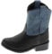 Smoky Mountain Monterey Western - Stivali da cowboy per bambini, Nero e blu, 40 1/3