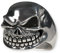 Fly Style 1 Stück Ringe aus Edelstahl - Totenkopf, Alien, Drache, Eisernes Kreuz, Ring Grösse:23.9 mm, Modelle:Biker Skull Fies Grinsend Metal