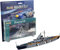 Revell 65802 Modellbausatz Schiff 1:1200 - Bismarck im Maßstab 1:1200, Level 4, originalgetreue Nachbildung mit vielen Details, Model Set mit Basiszubehör, 65802