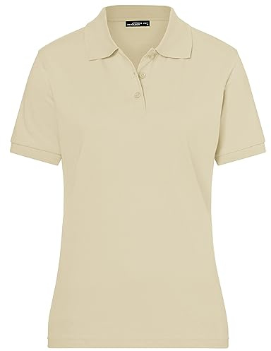 James & Nicholson Damenpolo Classic - Piqué-Poloshirt mit gestrickten Bündchen