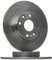 BREMBO 2x Bremsscheibe Hinten Ø250mm Höhe: 35mm Dicke: 9mm voll 08.6857.10