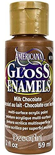 Deco Art Americana Gloss Enamels Acrylic Paint 2oz-Milk Chocolate