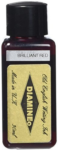 Diamine - Tinta para estilográfia, Brilliant Red 30ml