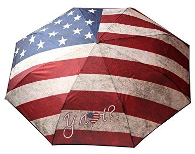 Y NOT Mini Taschenschirm manuell mit Flagge USA