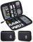 bagsmart Elektronische Tasche, Handliche Elektronik Tasche Reise für Handy Ladekabel, Powerbank, USB Sticks, SD Karten (Schwarz)