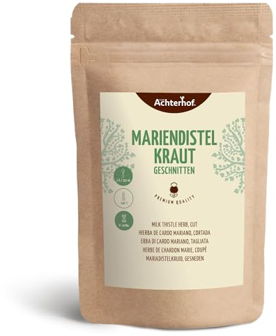500 g Mariendistelkraut geschnitten Mariendistel-Tee Kräuter-Tee vom-Achterhof