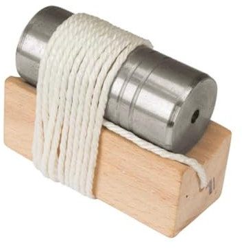 TOOLLAND - HE951999 Senklot Flach mit Block, 1 kg Gewicht 174665