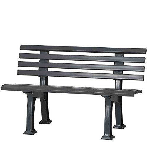 BLOME-TIL. Ibiza Bank, Kunststoff, anthrazit, 54 x 120 x 74 cm, 50929