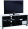 DEMEYERE « Grafit » banc TV blanc intérieur noir mat 101 cm