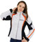 Nerve Artemis Damen Motorrad Jacke, Weiß/Schwarz, 42