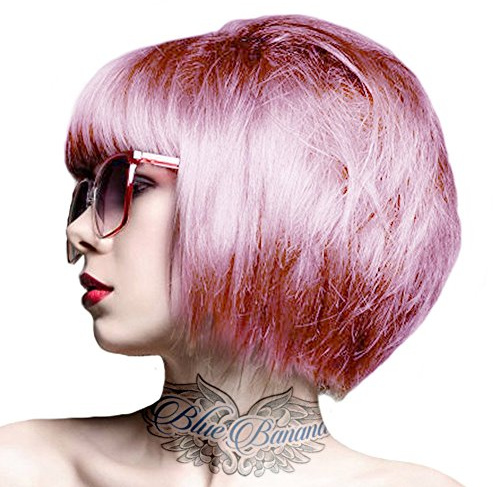 2 x Crazy Color Semi Permanent Hair Colour Dyes by Renbow 100ml Candy Floss 65