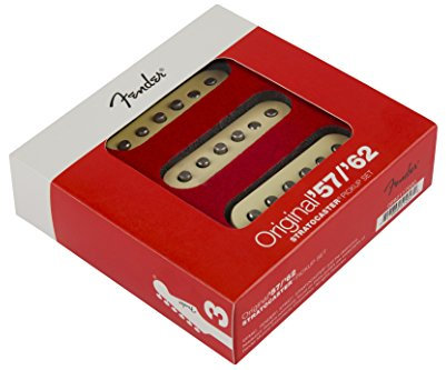 Fender, 099/2117/000, Juego de pastillas originales Strat 57/62, Blanco envejecido