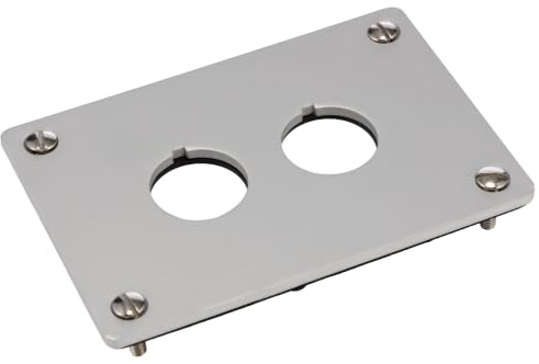 Eaton RMQ Titan M22 Drucktastengehäuse, 2 x Ø 22 mm, Aluminium, gebürstet, IP65