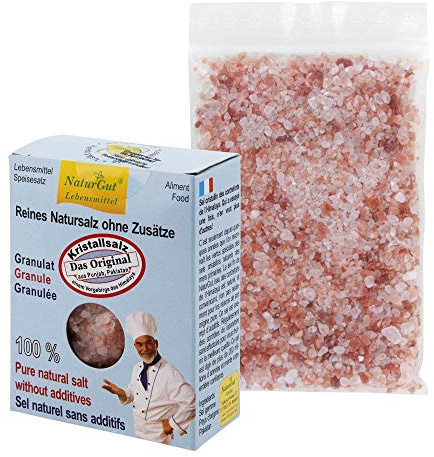 Kristallsalz aus dem Vorgebirge des Himalaya, Salt Range/Pakistan - Kristallsalz Granulat 250 g