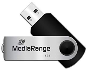 MediaRange USB Speicherstick, 32GB, Schwarz