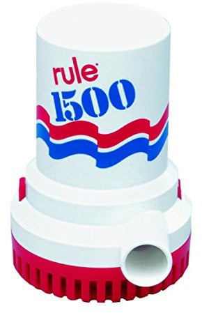 Rule 03, Bilge Pump, 1500 GPH, Non-Automatic, 24 Volt