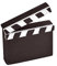 Tischkarten Halter Dekoration Platzhalter Namenstafel Filmklappe Hollywood
