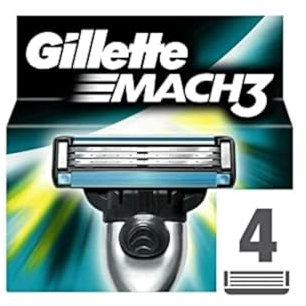 Gillette Mach-3 Laser – Pack de 4 têtes
