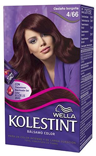 Wella Kolestint Tinte De Cabello Kit, Tono 466 Borgoña Intenso 210 g