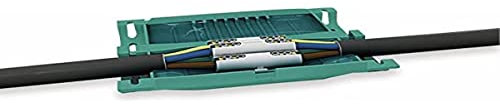 HellermannTyton - Joint de câble en gel 3x0,5-3x2,5 - Kit de raccordement rapide + gel vert relifix v31.5