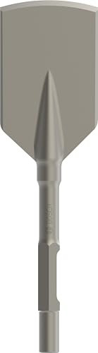 Bosch Accessories Couteaux à Asphalte avec 30mm Queue Six Pans, 125mm Tranchant de Burin, 450mm Longueur