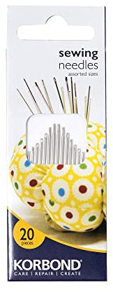 Korbond Needle Pack Assorted-110250, Alloy Steel, Silver, 20 Piece