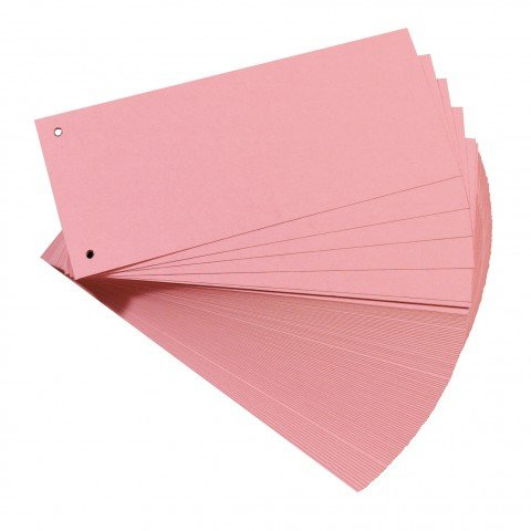 Trennstreifen rot Convex, 160g Manilakarton, 100St
