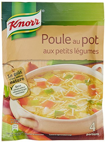 Knorr Soupe Poule au Pot aux Petits Légumes pour 4 personnes 72 g - Lot de 13