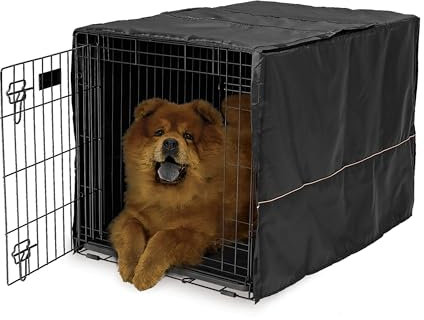 MidWest Homes for Pets CVR-36 Hundebox-Abdeckung, Stoff mit Teflonschutz, Sichtschutz für 91 cm lange Hundeboxen von MidWest und New World, maschinenwaschbar und trocknergeeignet