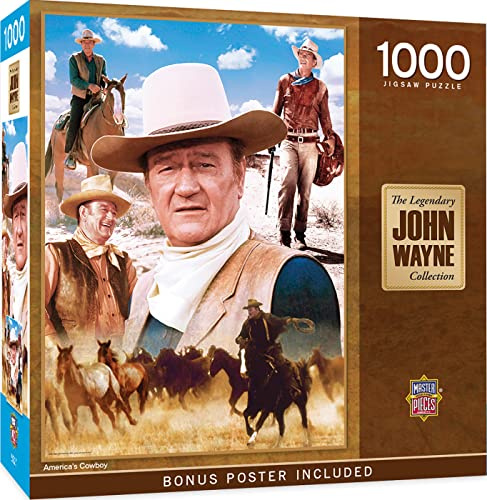 MasterPieces John Wayne America's Cowboy 1000 Piece Jigsaw Puzzle