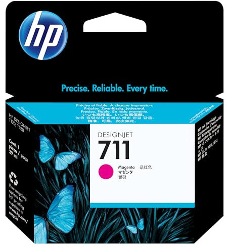 HP 711 Magenta Original Druckerpatrone (29 ml) für HP DesignJet