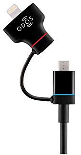 QDOS QD-3579-K Blitzesschnelle Adapter (Micro-USB auf USB) schwarz
