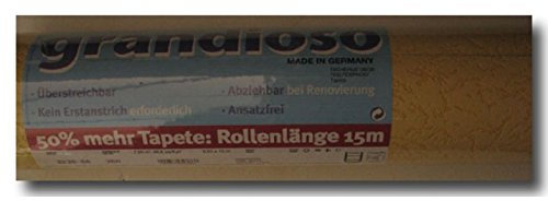 Tapeten Reibeputz gelb + 50% mehr Länge