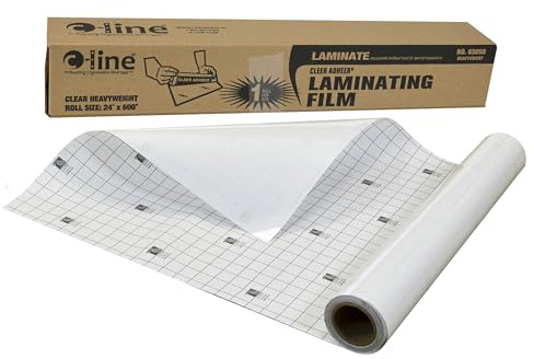 C-Line Heavyweight Cleer-Adheer Film Roll, Clear, 24 x 600 (65050)