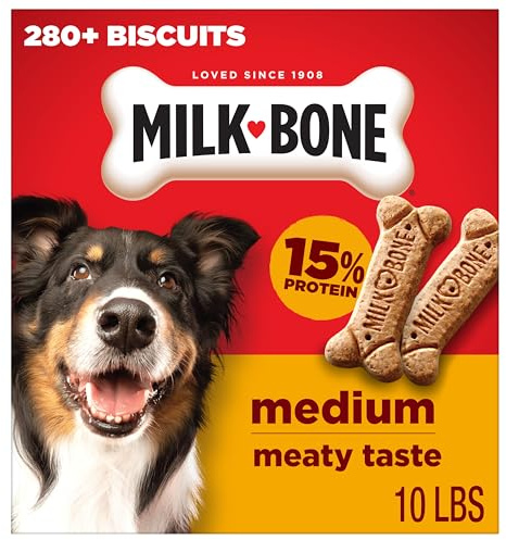 Milk-Bone Original Dog Treats Biscuits for Medium Dogs, 10 Pound