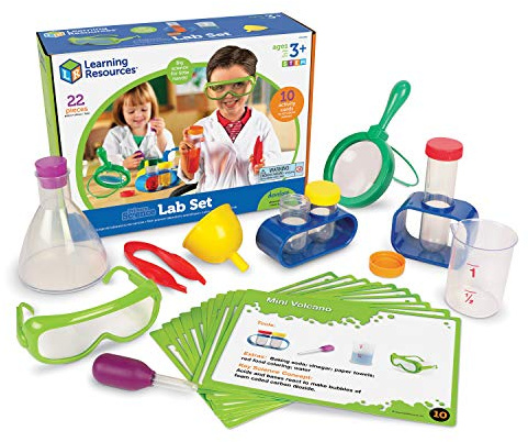 Learning Resources Primary Science Lab Activity Set - Experiments for Kids, Chemistry Toy, Pretend Play, STEM Projects, Classroom Must Haves, Teacher Supplies, Montessori Gifts for Boys and Girls