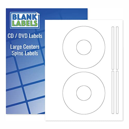 500 CD/DVD Labels Compatible with The Word 5931 Template. Laser and Ink Jet Compatible Bright White Matte Finish. 250 Sheets Blank Labels Brand.