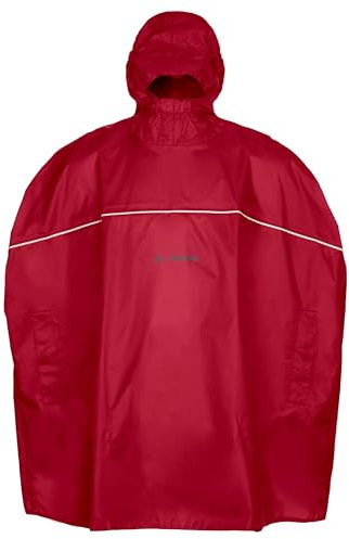 VAUDE Unisex Kinder Kids Grody Poncho, Indian Red, M EU