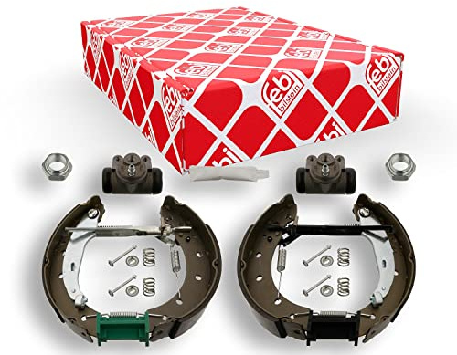 febi bilstein 37546 Brake Shoe Set with additional parts, pack of two