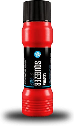 Grog 25 Squeezer - 25mm Refillable Paint Marker Pen - Supplied By Graff-City (Ferrari Red - FMP-08)