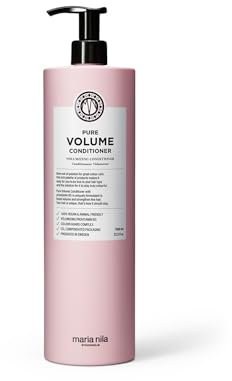 Maria Nila - Pure Volume Conditioner, 1 Liter - Spülung für intensive Pflege für feines Haar, verleiht Volumen & Geschmeidigkeit - Mit pflegenden Inhaltsstoffen - Vegan & Tierfreundlich - Extragroß