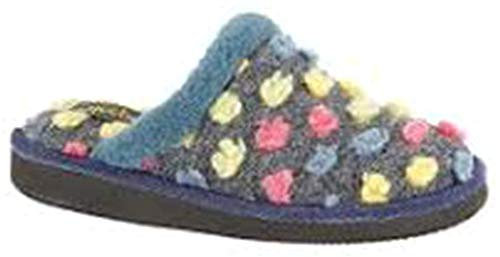 Sleepers Womens Donna Superlight Thermal Mule Slippers Blue 3 UK