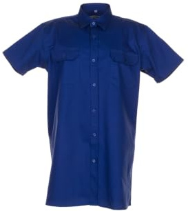 Planam Twill 1/4 Sleeve Shirt Blue