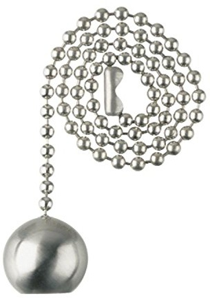 Westinghouse 77217 Decorative Pull Chain 12 Brushed Nickel